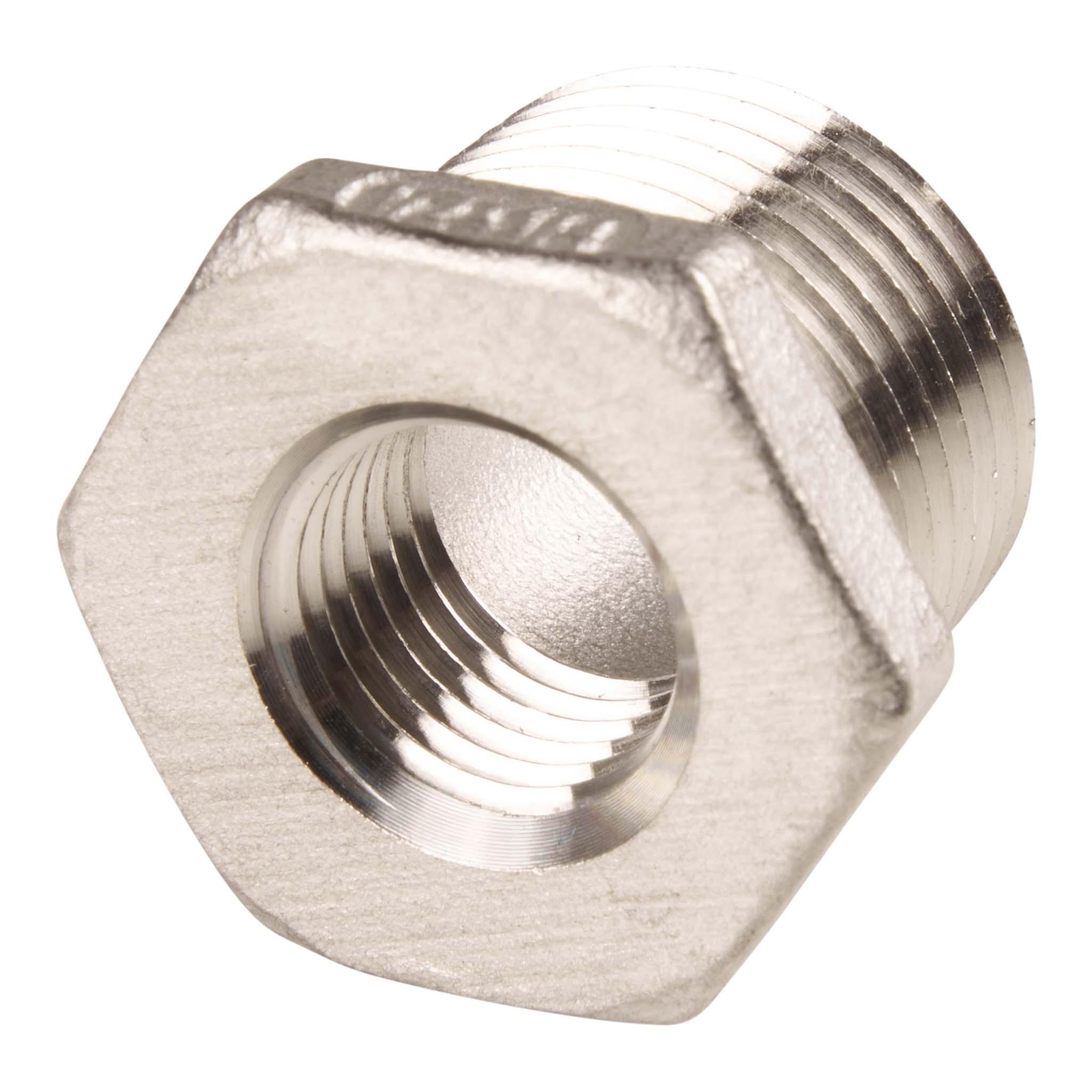 angled view of reducer bushing